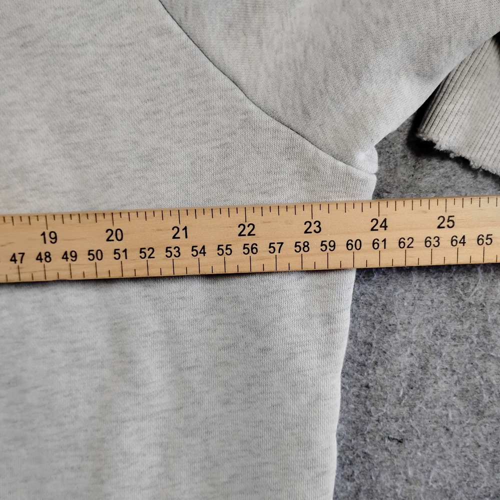 Vuori Womens Restore Hoodie VW251 Full Zip Gray Distressed Athleisure Medium - Picture 4 of 12